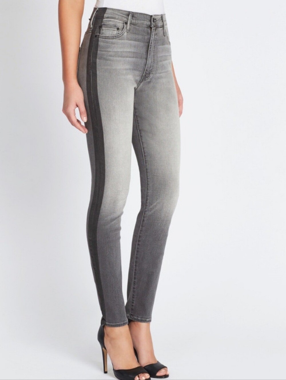 MINT CONDITION!! MOTHER Denim The Swooner Supermoon Stripe SZ 29